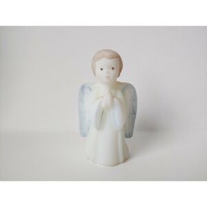 Fenton Art Glass boy angel figurine